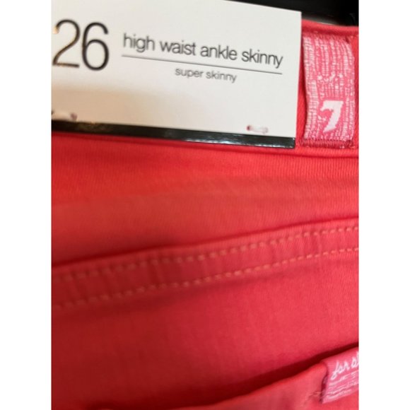 NEW 7 For All Mankind Womens/Juniors Size 26 Super Skinny Jeans NWT - Picture 2 of 9
